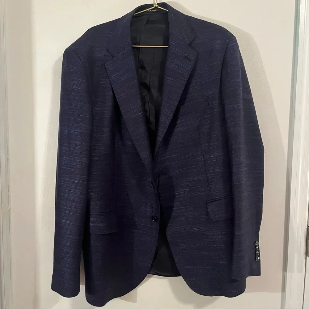 Carlo Barbera Elegant Dark Blue Blazer NWT!